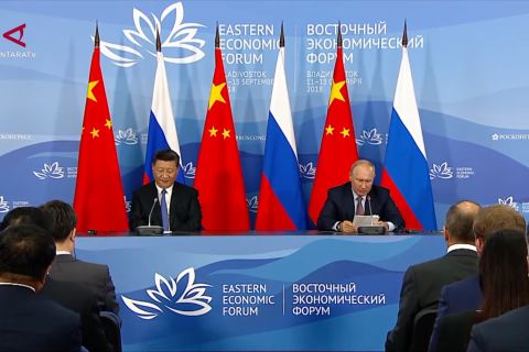 Vladimir Putin sebut Rusia-China telah capai kemitraan bersejarah