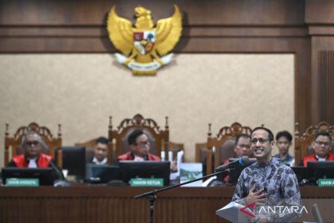 Nadiem ajukan nota pembelaan, tak ada kerugian negara dalam kasus Chromebook