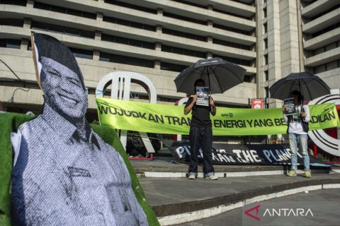 Aksi peringatan Hari Lingkungan Hidup Sedunia di Bandung