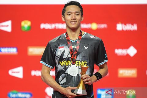 Jonatan Christie runner up tunggal putra Indonesia Open 2026