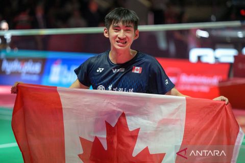 Taklukkan Jonatan Christie di partai puncak, Victor Lai juara tunggal putra Indonesia Open 2026