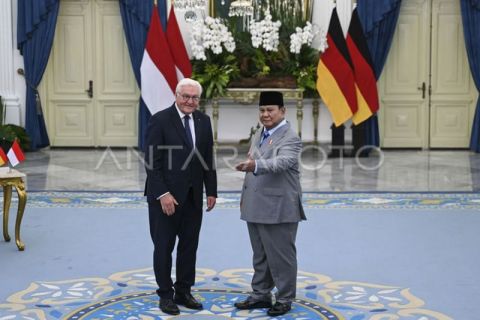 FOTO - Presiden Prabowo menerima kunjungan Frank-Walter Steinmeier