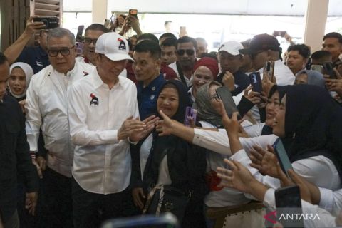 Joko Widodo menghadiri Rakorda PSI di Bandar Lampung