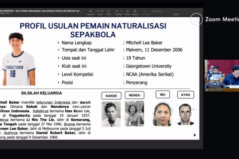 Menpora perkenalkan Luke Vickery dan Mitchell Baker ke DPR RI