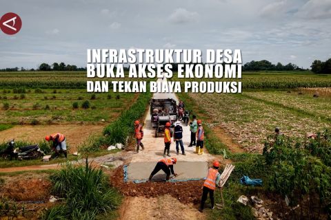 Infrastruktur desa buka akses ekonomi dan tekan biaya produksi (1)