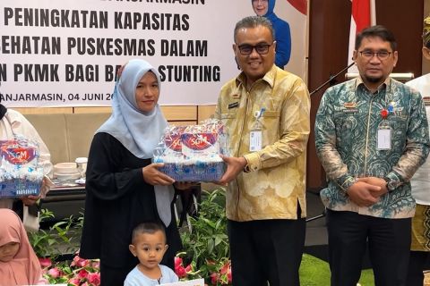 Pemkot Banjarmasin berikan susu khusus untuk balita berisiko stunting