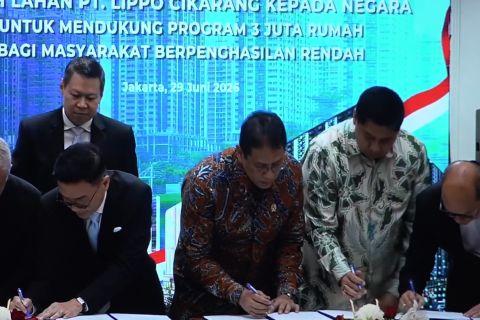 Pemerintah terima hibah lahan untuk program tiga juta rumah