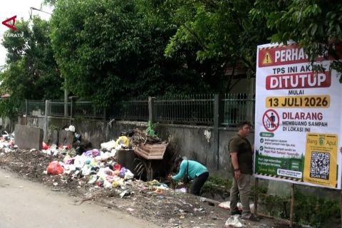 Timbulkan bau menyengat, TPS di jalan Lawu Palangka Raya ditutup