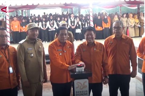 Wakil BPS RI dan Wagub Hugua resmikan Sensus Ekonomi 2026 di Sultra