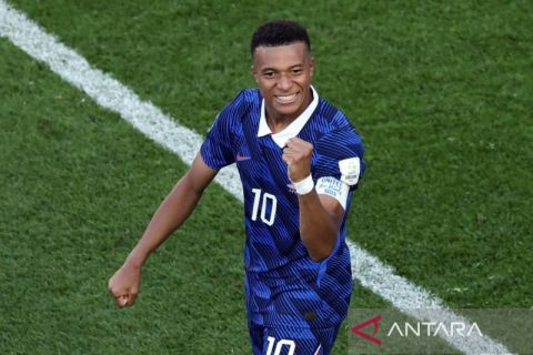 Gol penalti Kylian Mbappe bawa timnas Prancis ke perempat final Piala Dunia 2026