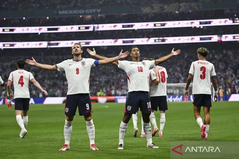 Kane dan Bellingham bawa Inggris tekuk Meksiko 3-2