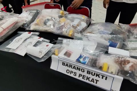 Ratusan kasus narkoba diungkap selama Operasi Pekat II Candi 2026