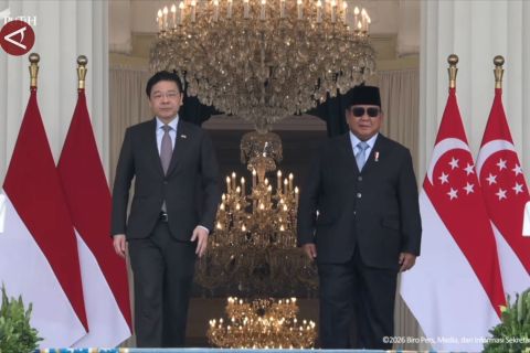 Prabowo sambut PM Lawrence Wong, RI-Singapura perkuat kerja sama