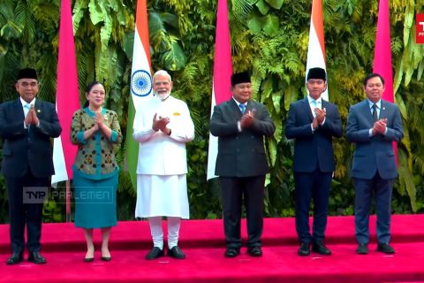Di DPR, Modi ajak RI perkuat kemitraan strategis di sektor masa depan