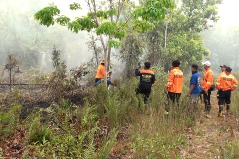 Kejar titik api, BPBD tekan luasan karhutla di Palangka Raya