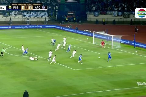 Persib unggul 1-0 dari Arema di laga grup Piala Presiden 2026