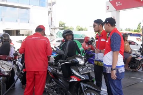 Pertamina Babel blokir barcode BBM subsidi curang urai antrean di SPBU