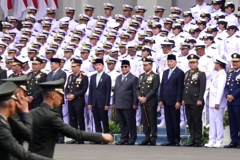 Prabowo ingatkan perwira remaja TNI-Polri soal ancaman perang modern