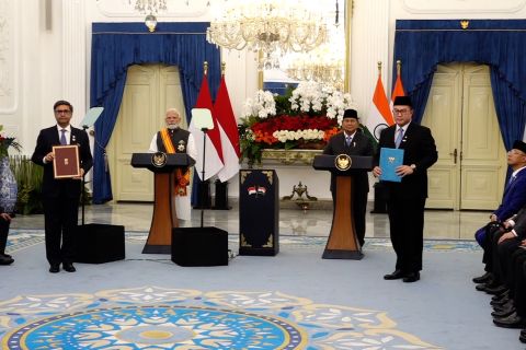 Prabowo-Modi sepakati integrasi pembayaran lintas batas QRIS-UPI
