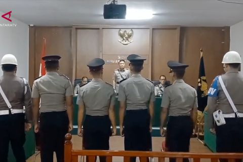 PN Batam mulai sidang empat terdakwa penganiayaan polisi hingga tewas