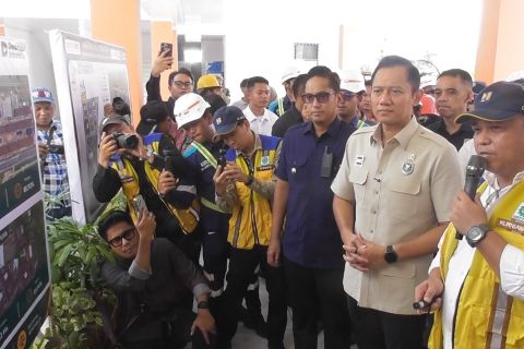 AHY tinjau pembangunan Sekolah Rakyat Terintegrasi 2 di Medan