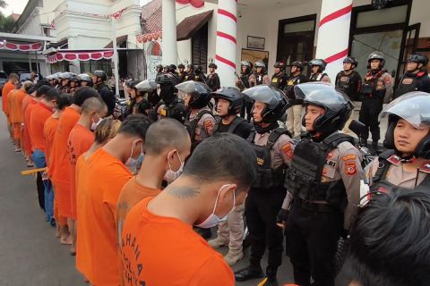 Polisi tangkap 19 pelaku kejahatan jalanan, Polisi: Bandung aman