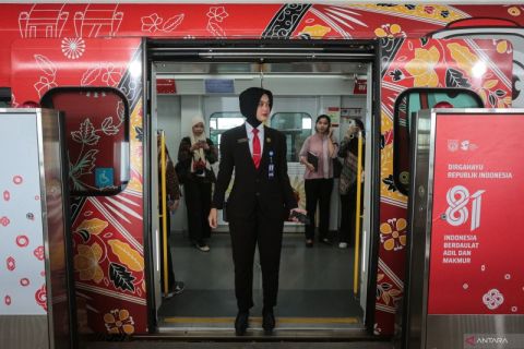 Progres pembangunan LRT rute Manggarai-Kelapa Gading