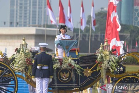 Kirab Merah Putih di Monas awali rangkaian peringatan Detik-Detik Proklamasi Kemerdekaan RI