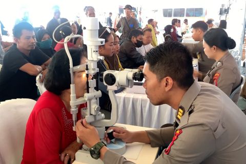 Bakti Kesehatan Polri di Palu sasar 1.300 penerima manfaat