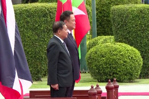 Eks pemimpin junta Myanmar kunjungi Thailand sebagai presiden