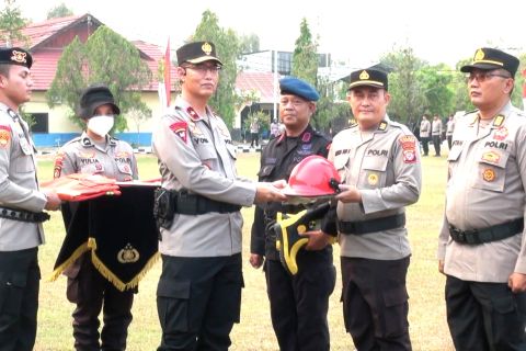 Polda Kalteng perkuat penanganan karhutla dengan personel dan sarpras