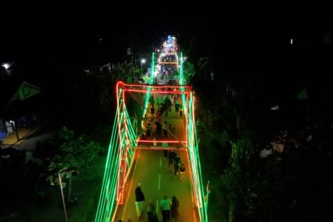 Sambut HUT RI, Gebyar Lampu Hias di Pemalang hidupkan suasana kampung