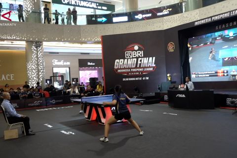 Tim pingpong putri Arwana Jaya raih juara 3 di grand final IPL 2026