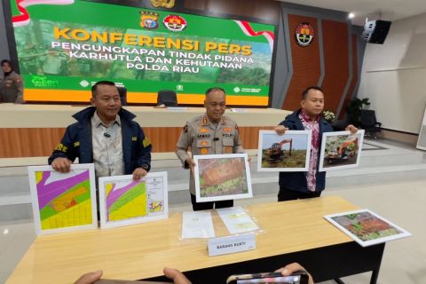 Polda Riau ungkap 37 perkara karhutla dengan 40 tersangka