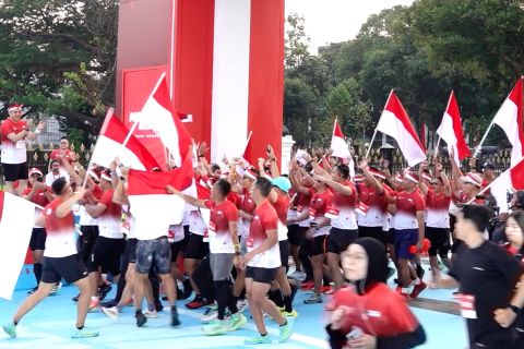 Lebih dari 10.000 peserta mengikuti Merdeka Run 2026 di Jakarta