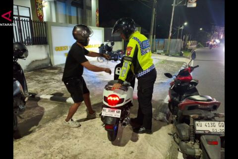 Tekan balap liar, Satlantas Polres Tarakan tingkatkan patroli malam
