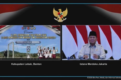 Presiden Prabowo resmikan 3.395 jembatan dan 3.000 sumber air