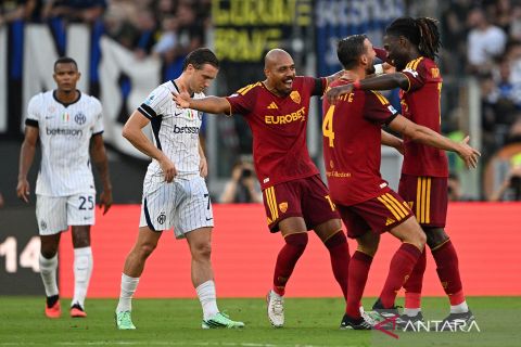 Drama 4 gol di Olimpico! AS Roma dan Inter Milan berbagi poin usai imbang 2-2