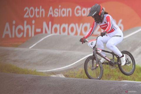 Asian Games 2026: Atlet balap sepeda BMX putri Indonesia raih perunggu