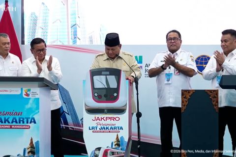 Presiden Prabowo resmikan LRT Kelapa Gading-Manggarai