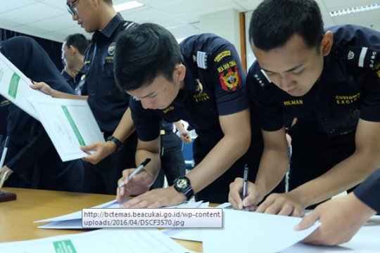 Bea Cukai Tandatangani Komitmen Pengedalian Gratifikasi