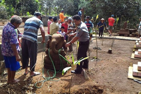 Warga Temanggung temukan Patung Ganesha yang hilang