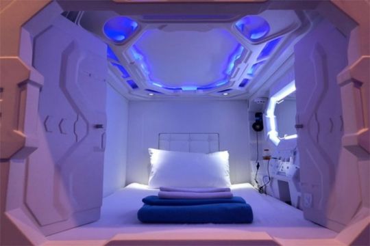Kamar hotel dengan konsep kapsul mulai diminati