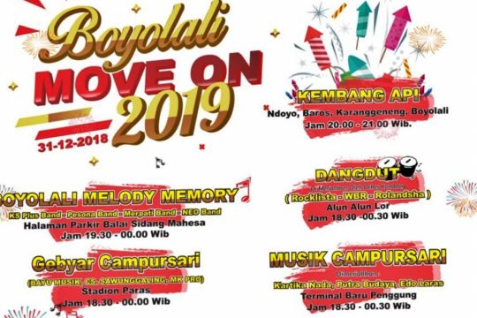 "Boyolali Menuju Move On 2019" digelar di 10 titik