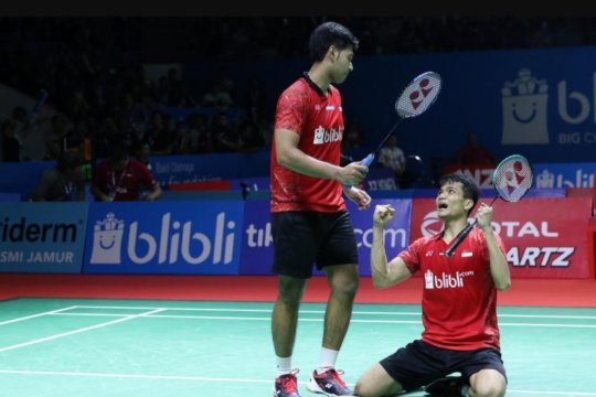 Kalahkan Taiwan, Ricky/Angga ke babak kedua Indonesia Open
