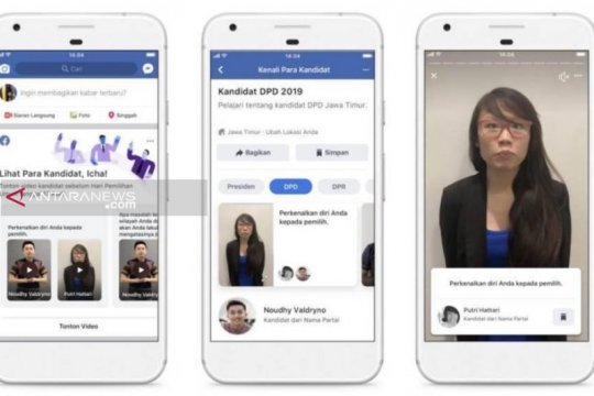 Facebook buat fitur Info Kandidat untuk Pemilu 2019