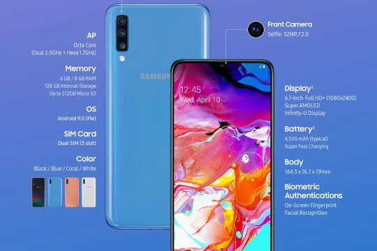 Samsung buka pre-order Galaxy A70