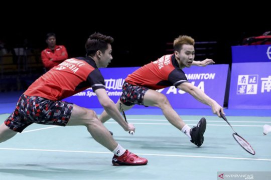 Kevin/Marcus sumbang angka pertama bagi Indonesia