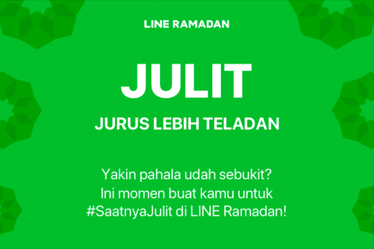 Line tampilkan fitur Ramadan, dari Julit hingga Baper