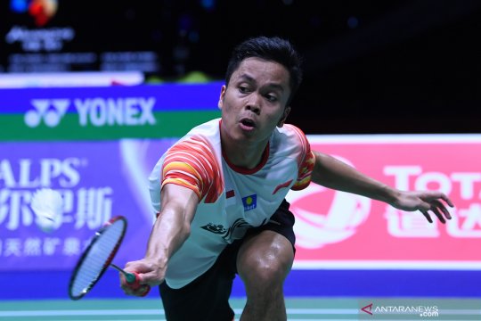 Ginting melaju ke babak kedua Indonesia Open